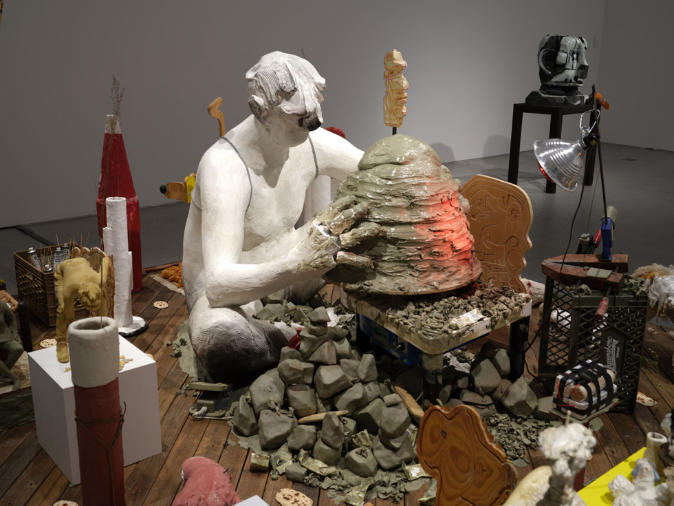 Installation Maker's Muck by Nicole Eisenman