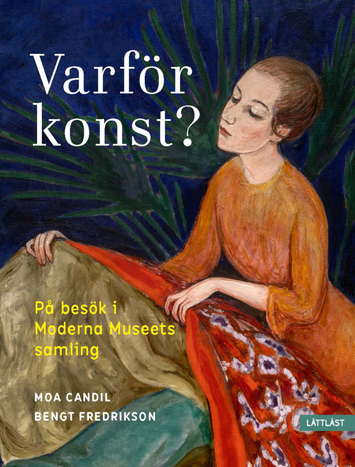 Omslaget till den lättlästa boken "Varför konst?" (2024)